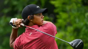 Charlie Woods' shot at the U.S. Junior Amateur ruined by clueless golf fan's phone: 'Really, dude?' - Fox News