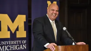 Michigan AD Warde Manuel doesn't want to leave