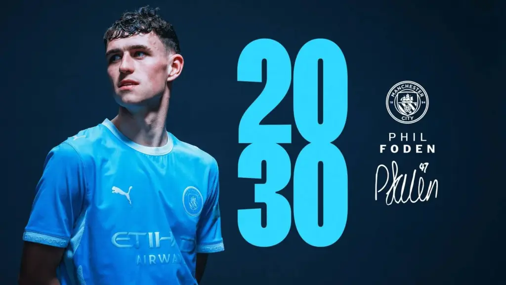 ‘A unique talent’: Phil Foden signs new four-year Manchester City contract