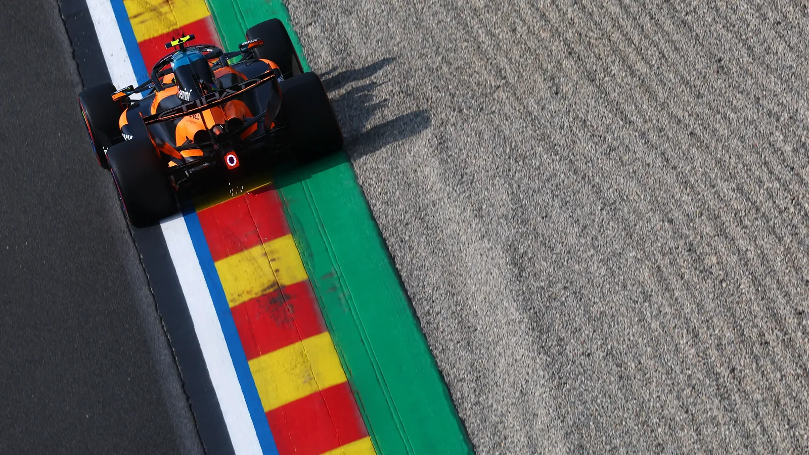 SPA, BELGIUM - JULY 17: Lando Norris of Great Britain driving the (1) McLaren MCL40 Mercedes on