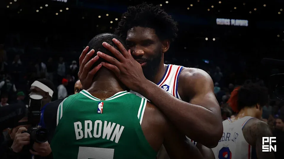 'I Called Him Right After' -- 76ers President Mike Gansey Reveals Joel Embiid's Reaction to Surprise Jaylen Brown Trade