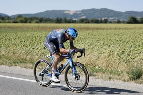 Jasper Stuyven in action during stage 17 of the Tour de France